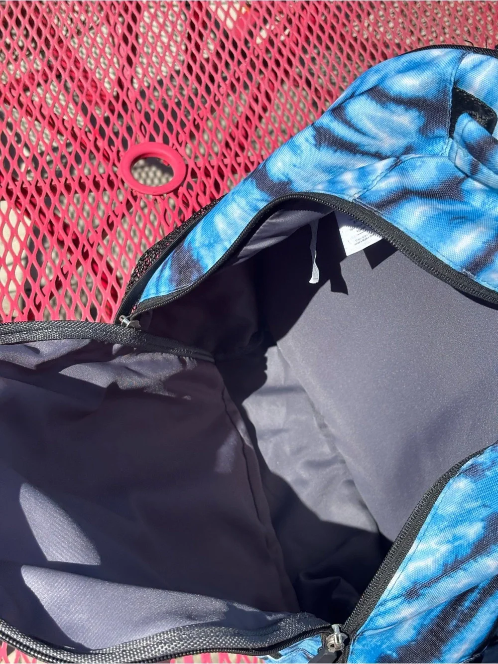 Pottery Barn Teen Blue Tie-Dye Backpack